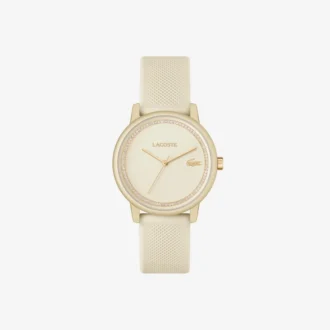 Lacoste.12.12 Go 3 Hands Champagne Silicone Hodinky