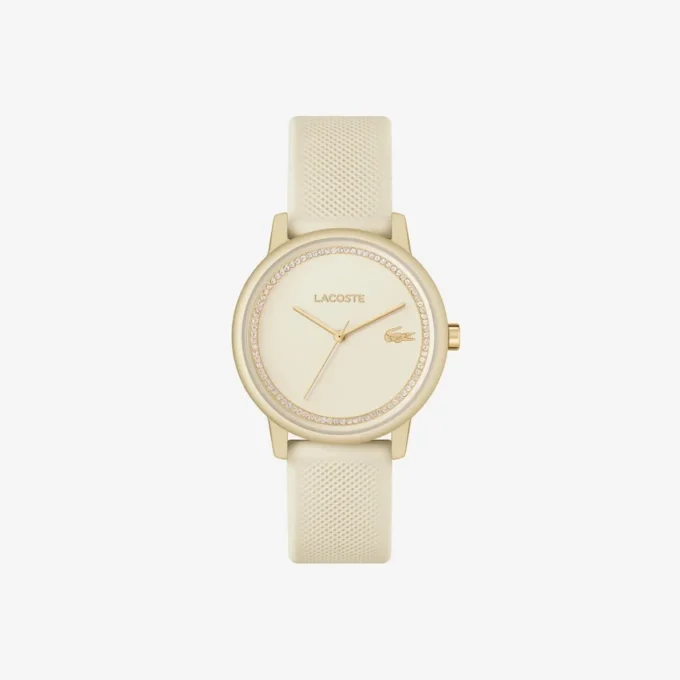 Lacoste.12.12 Go 3 Hands Champagne Silicone Hodinky