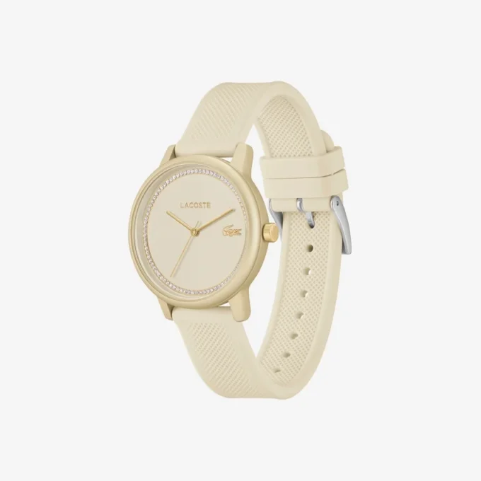 Lacoste.12.12 Go 3 Hands Champagne Silicone Hodinky