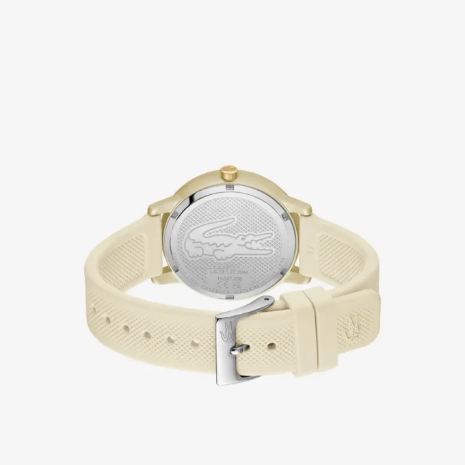 Lacoste.12.12 Go 3 Hands Champagne Silicone Hodinky