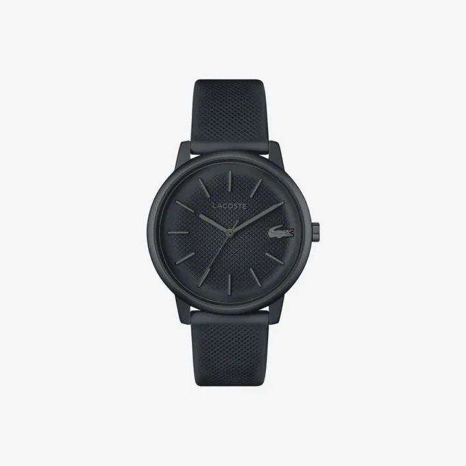 Lacoste.12.12 Move 3 Hands Hodinky Black Silicone