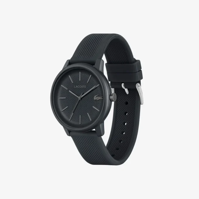 Lacoste.12.12 Move 3 Hands Hodinky Black Silicone