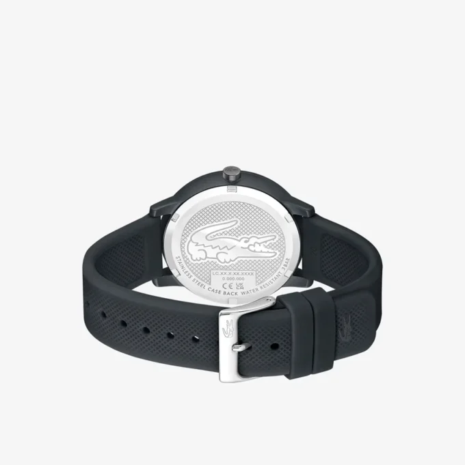 Lacoste.12.12 Move 3 Hands Hodinky Black Silicone