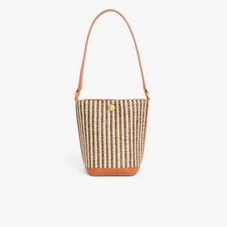 Malá letní taška Raffia Bucket Bag