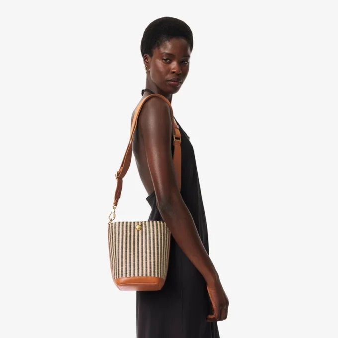 Malá letní taška Raffia Bucket Bag Malá letní taška Raffia Bucket Bag