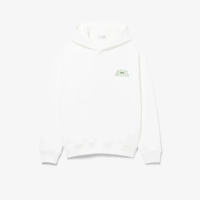 Mikina s kapucí z fleece s vícebarevným potiskem Mikina s kapucí z fleece s vícebarevným potiskem