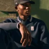 Mikina s límečkem a zipem z kolekce Tenis Heritage Mikina s límečkem a zipem z kolekce Tenis Heritage