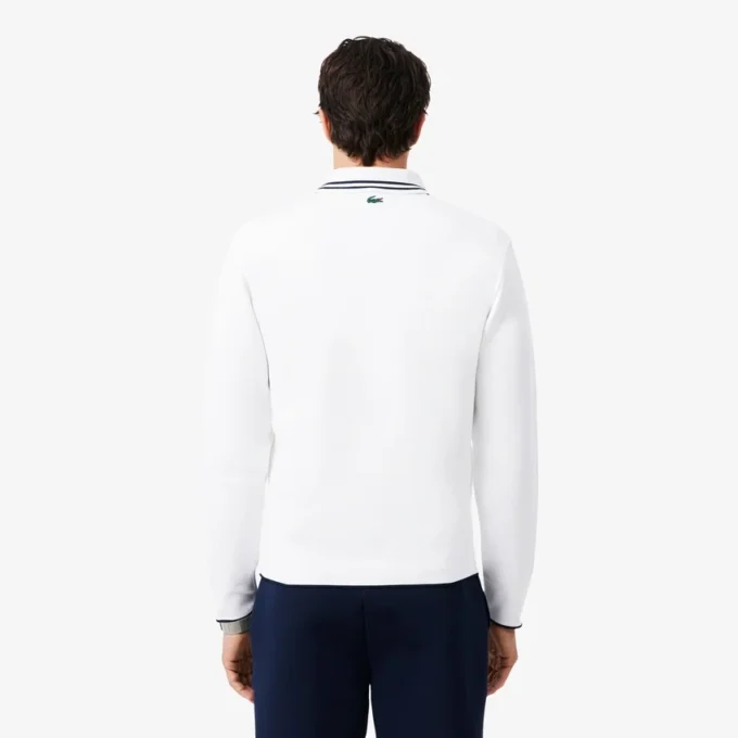 Mikina s límečkem a zipem z kolekce Tenis Heritage Mikina s límečkem a zipem z kolekce Tenis Heritage