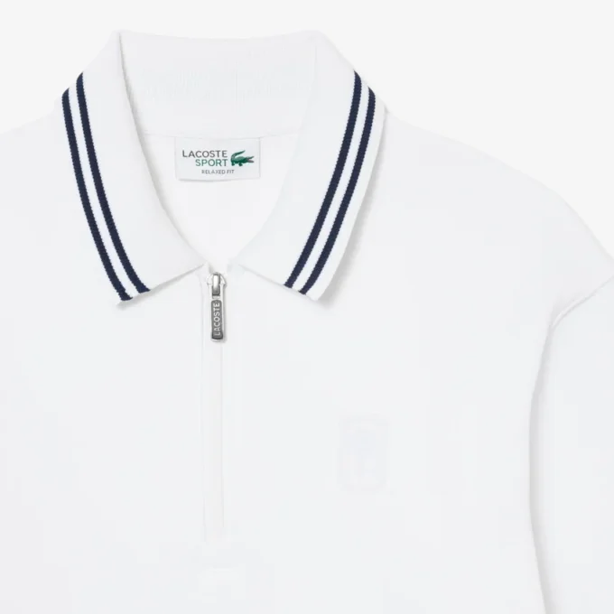 Mikina s límečkem a zipem z kolekce Tenis Heritage Mikina s límečkem a zipem z kolekce Tenis Heritage