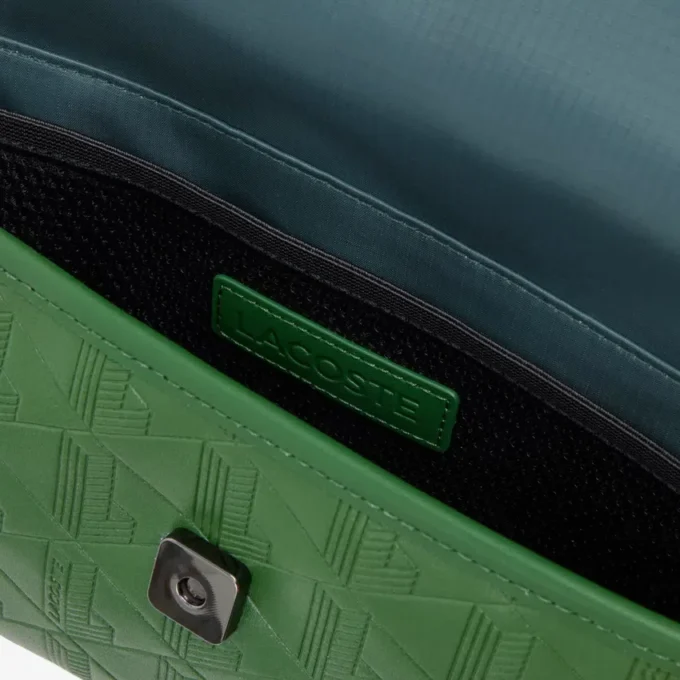 Mini kožená taška přes rameno s monogramem Mini kožená taška přes rameno s monogramem