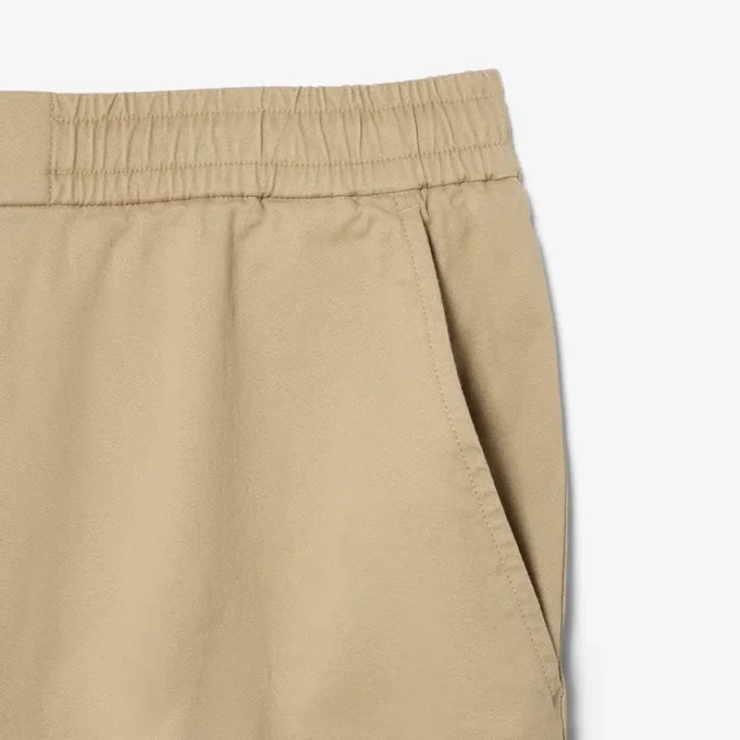 Šortky z elastické bavlny s regular fit střihem Šortky z elastické bavlny s regular fit střihem