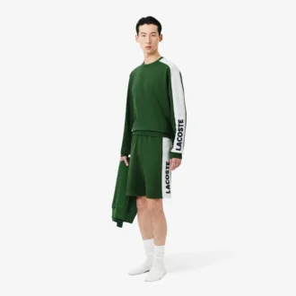 Šortky z fleece s rovným střihem