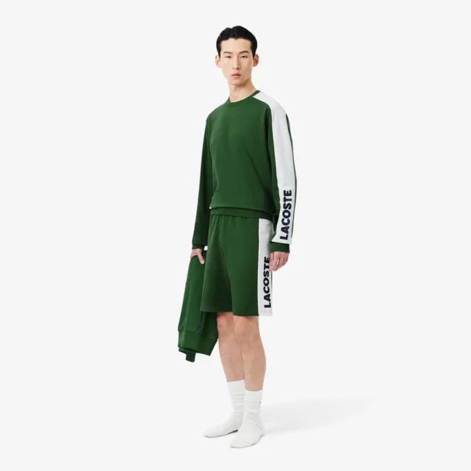 Šortky z fleece s rovným střihem Šortky z fleece s rovným střihem