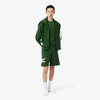 Šortky z fleece s rovným střihem