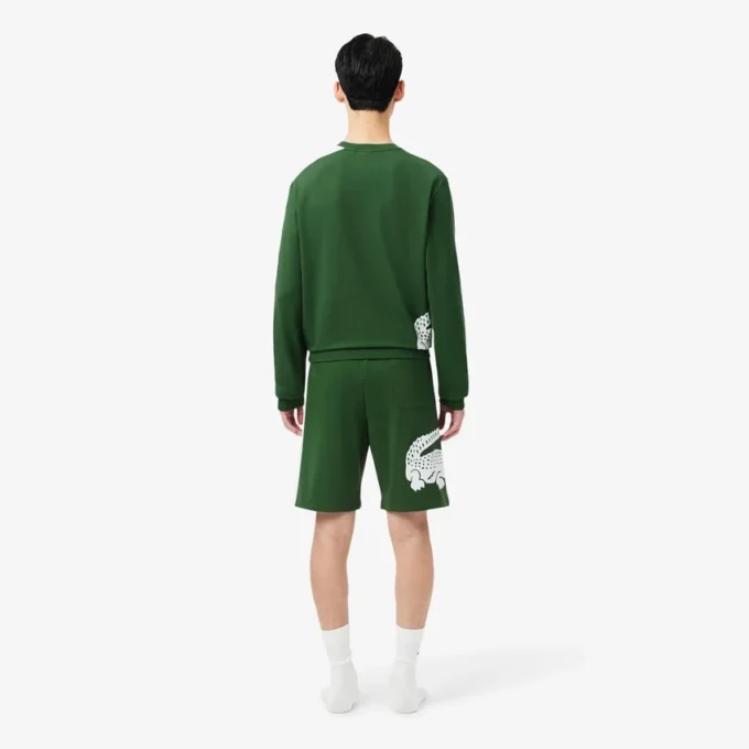 Šortky z fleece s rovným střihem Šortky z fleece s rovným střihem