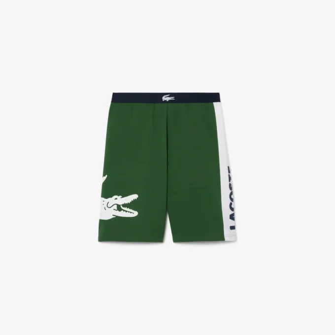 Šortky z fleece s rovným střihem Šortky z fleece s rovným střihem