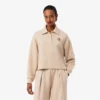 Oversized žebrovaná mikina s límečkem Oversized žebrovaná mikina s límečkem