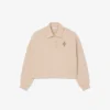 Oversized žebrovaná mikina s límečkem Oversized žebrovaná mikina s límečkem