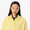 Oversized žebrovaná polokošile s límečkem Oversized žebrovaná polokošile s límečkem
