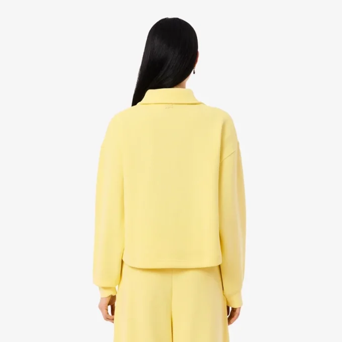 Oversized žebrovaná polokošile s límečkem Oversized žebrovaná polokošile s límečkem