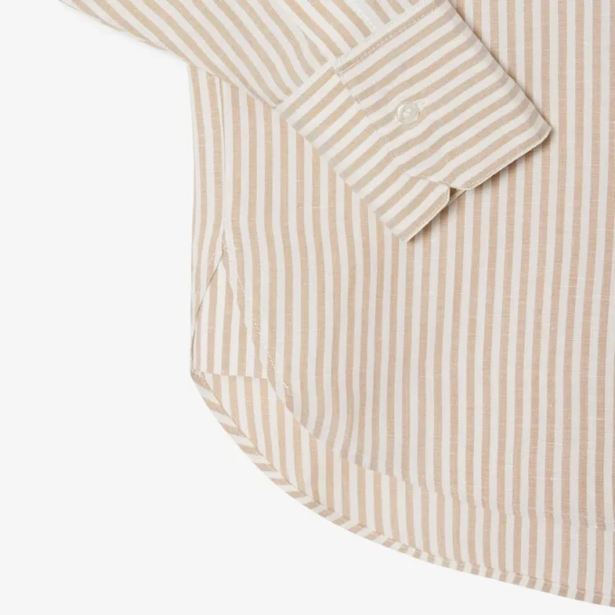 Oversized košile ze směsi lnu a bavlny Oversized košile ze směsi lnu a bavlny