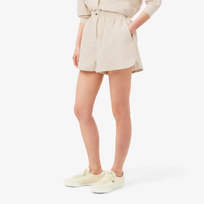 Oversized šortky ze směsi lnu a bavlny Oversized šortky ze směsi lnu a bavlny