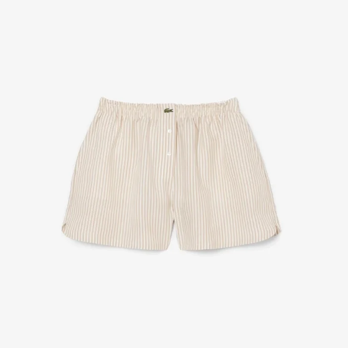Oversized šortky ze směsi lnu a bavlny Oversized šortky ze směsi lnu a bavlny