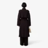 Oversized trenčkot z vlněné směsi Oversized trenčkot z vlněné směsi