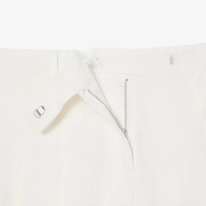 Oversized volné bermudy ze směsi lnu a bavlny Oversized volné bermudy ze směsi lnu a bavlny