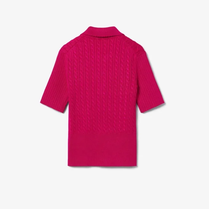 Pletený svetr s polo límcem z kolekce Runway