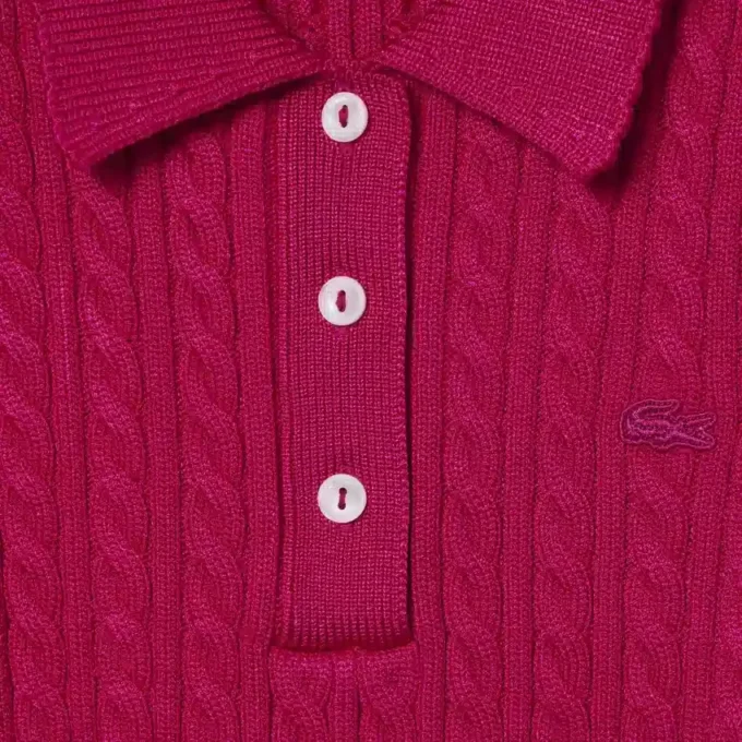 Pletený svetr s polo límcem z kolekce Runway