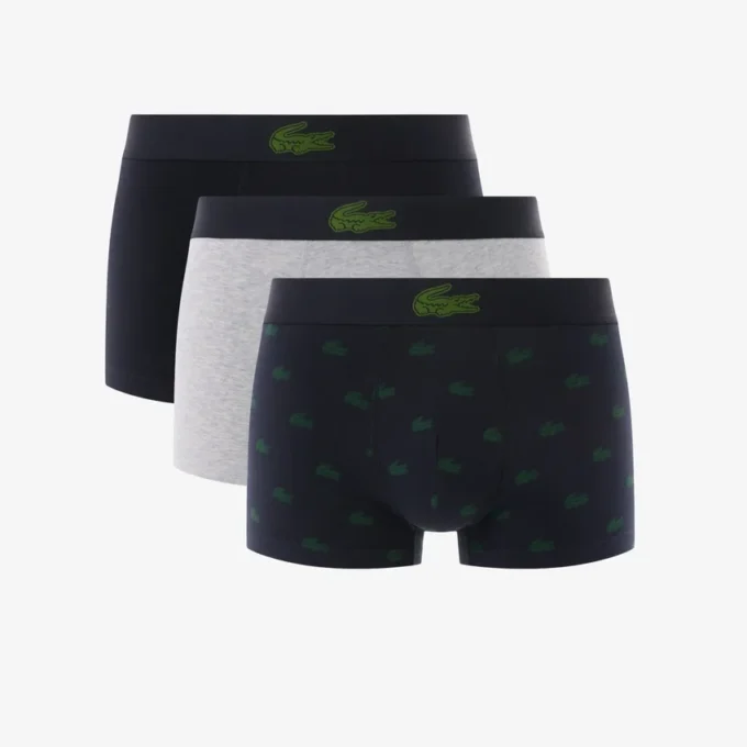Pánské 3-pack boxerky s potiskem krokodýla Pánské 3-pack boxerky s potiskem krokodýla