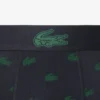 Pánské 3-pack boxerky s potiskem krokodýla Pánské 3-pack boxerky s potiskem krokodýla