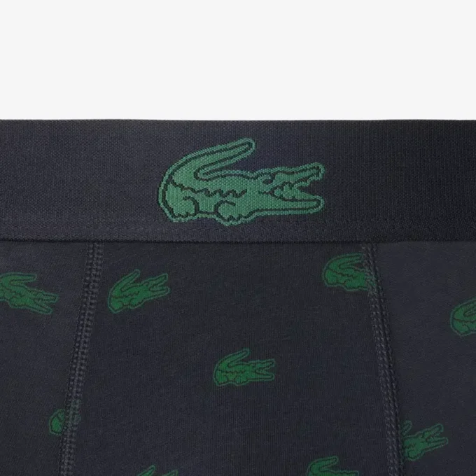 Pánské 3-pack boxerky s potiskem krokodýla Pánské 3-pack boxerky s potiskem krokodýla