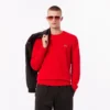 Pánský 3D pletený kašmírový svetr s kulatým výstřihem