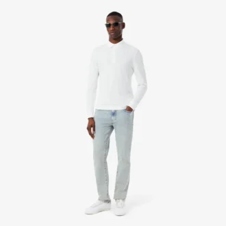 Pánské 5-kapesní slim fit indigo džíny