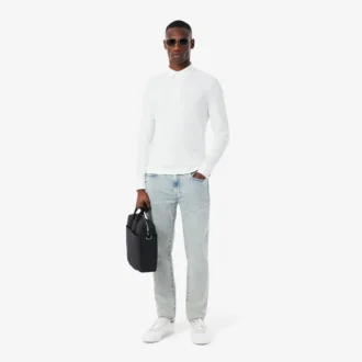 Pánské 5-kapesní slim fit indigo džíny