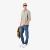 Pánské 5-kapesní slim fit indigo džíny Pánské 5-kapesní slim fit indigo džíny