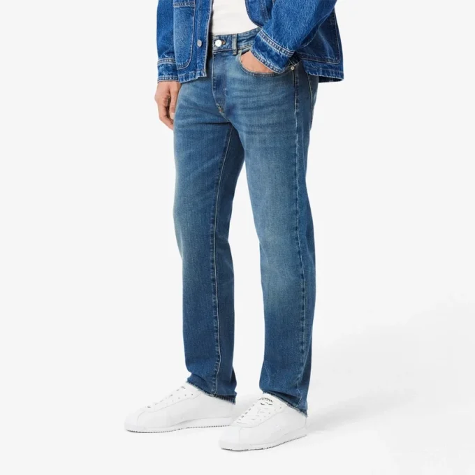 Pánské 5-kapesní slim fit indigo džíny Pánské 5-kapesní slim fit indigo džíny