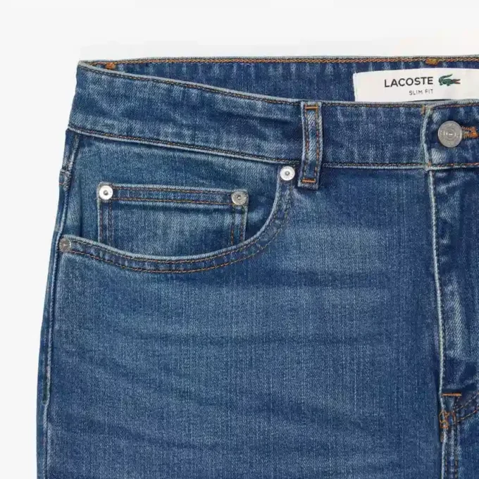 Pánské 5-kapesní slim fit indigo džíny Pánské 5-kapesní slim fit indigo džíny