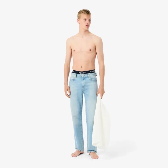 Pánské bavlněné jersey boxerky, balení po 5 kusech