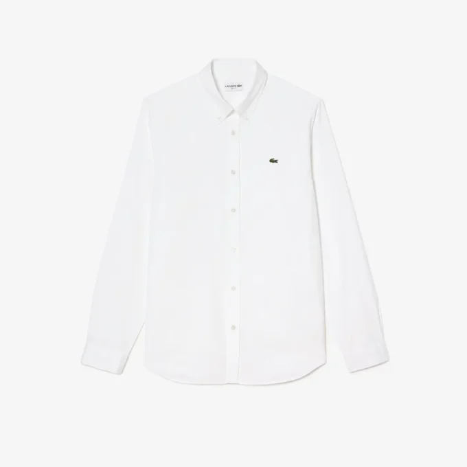 Pánská bavlněná košile se slim fit střihem Pánská bavlněná košile se slim fit střihem