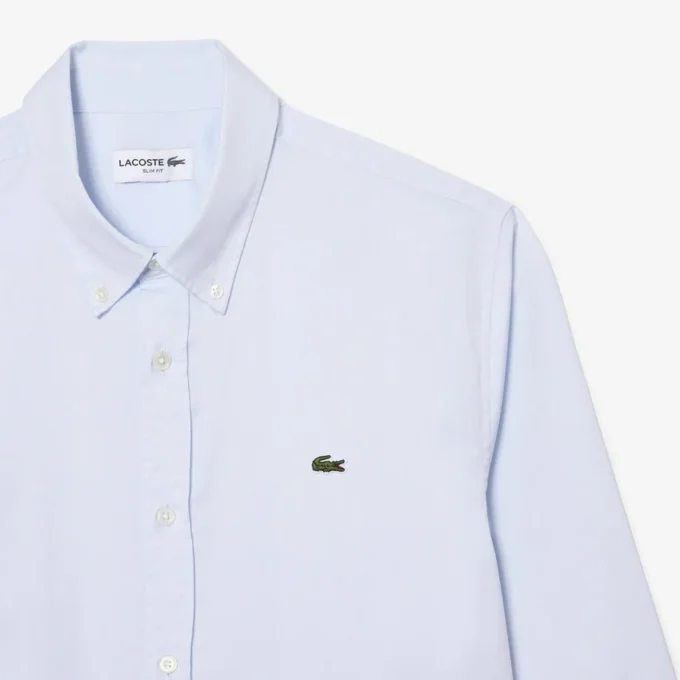Pánská bavlněná košile se slim fit střihem Pánská bavlněná košile se slim fit střihem