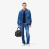 Pánský bavlněný svetr s výstřihem do V