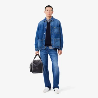 Pánský bavlněný svetr s výstřihem do V