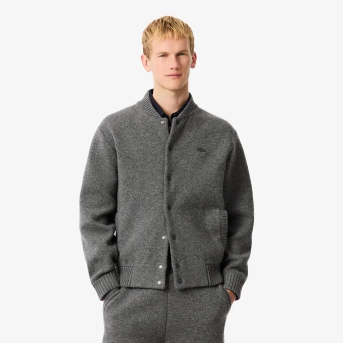 Pánská bomber bunda z merino vlny Pánská bomber bunda z merino vlny