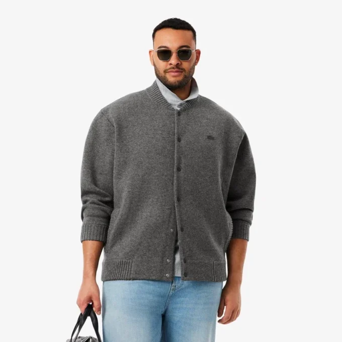 Pánská bomber bunda z merino vlny Pánská bomber bunda z merino vlny