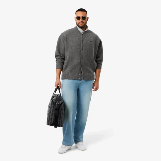 Pánská bomber bunda z merino vlny Pánská bomber bunda z merino vlny