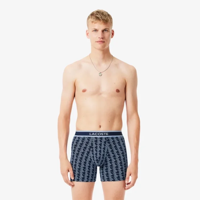 Pánské Boxerky s potiskem Monogram, balení po 3 kusech