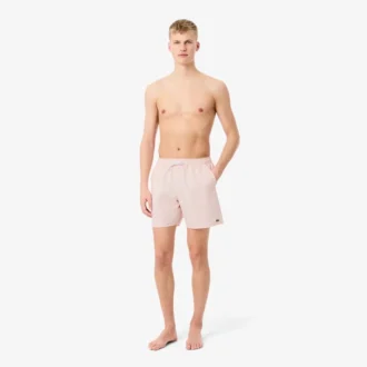 Pánské boxerky střední délky s pruhy a texturou